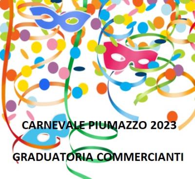 Graduatoria dei commercianti su area pubblica che hanno presentato domanda di partecipazione e comunicazione di spunta - anno 2023
