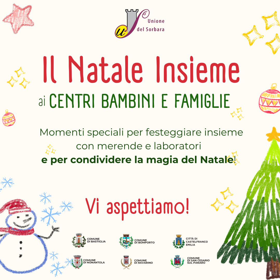 IL NATALE INSIEME AI CENTRI BAMBINI E FAMIGLIE